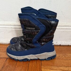 Hobibear Kids Navy and Black Winter Boots
